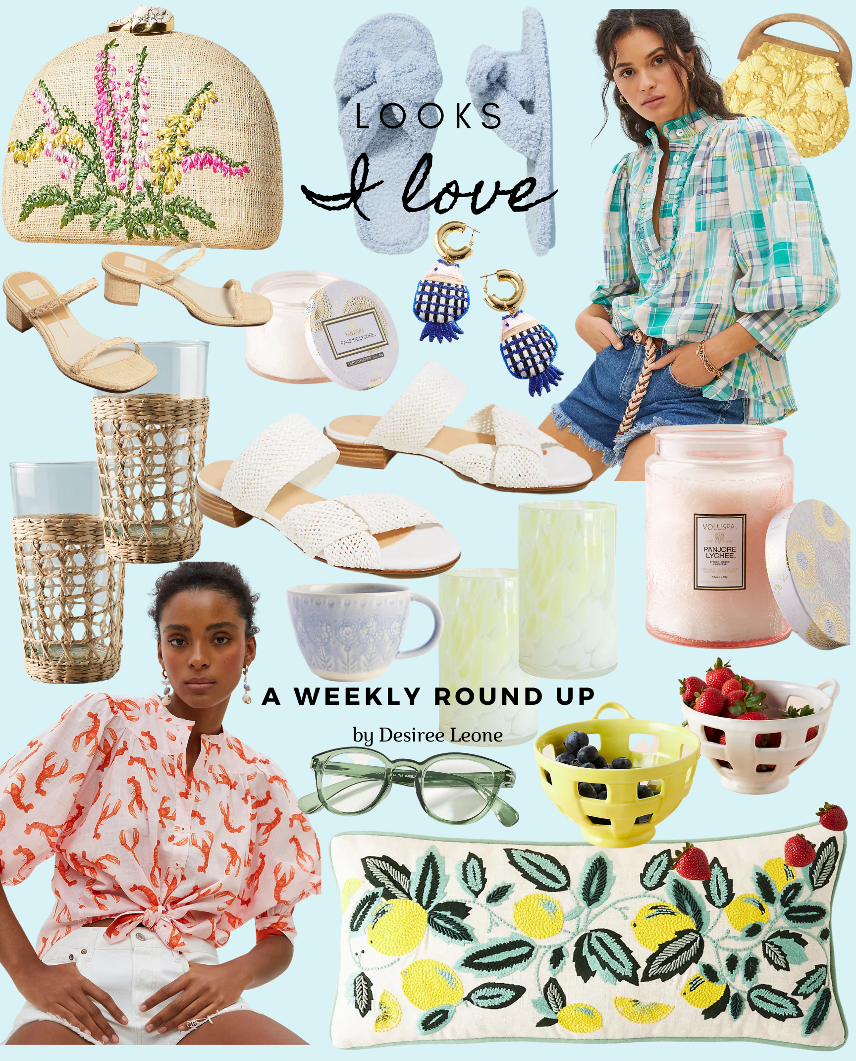 Desiree Leone of Beautifully Seaside shares this week's 'Looks I Love' featuring Anthropologie's spring sale! Save 20% off everything!