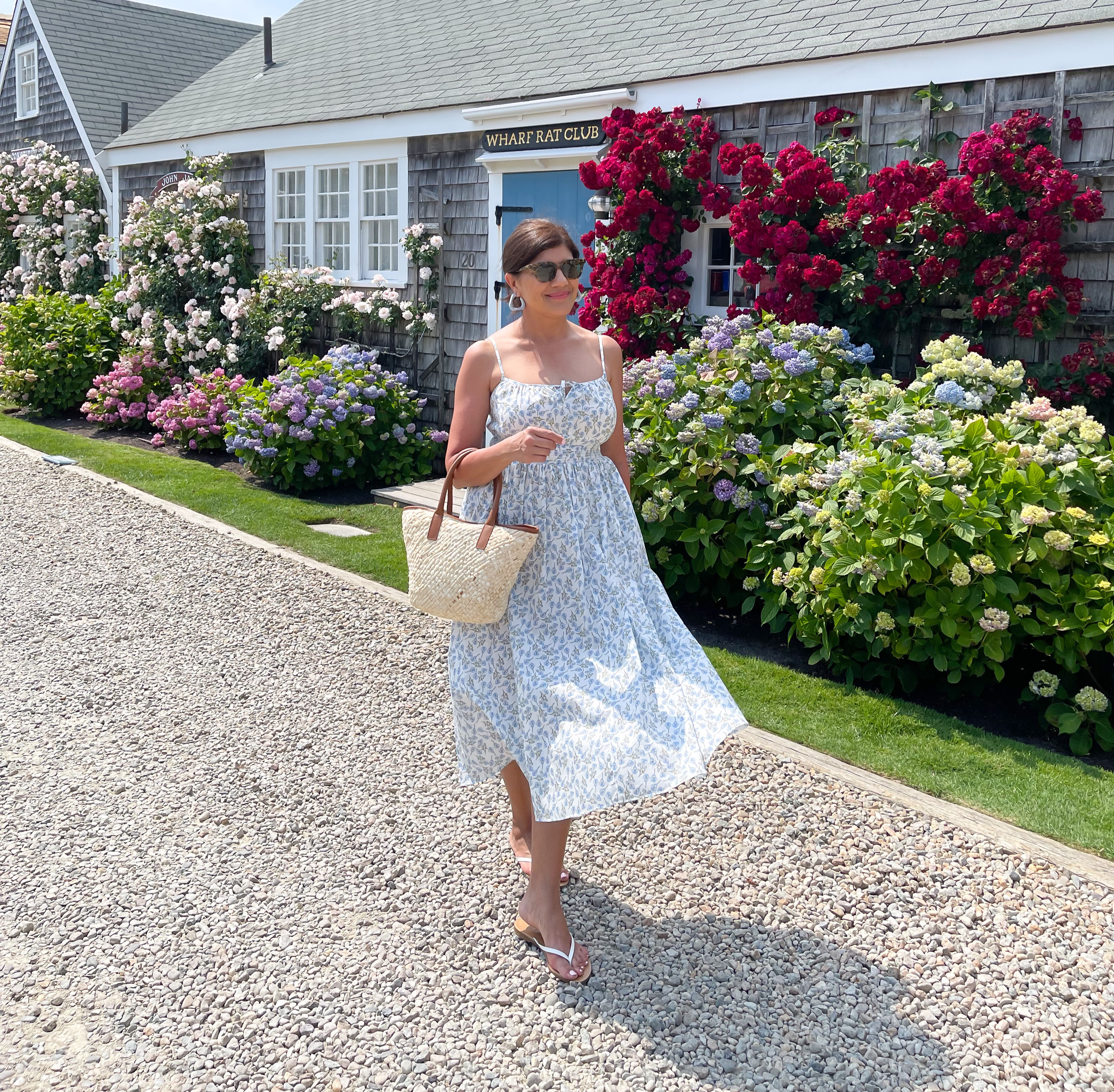 Desiree Leone of Beautifully Seaside shares the prettiest smocked dresses for summer. Shop this Liberty floral print dress on sale today for your summer vacation.