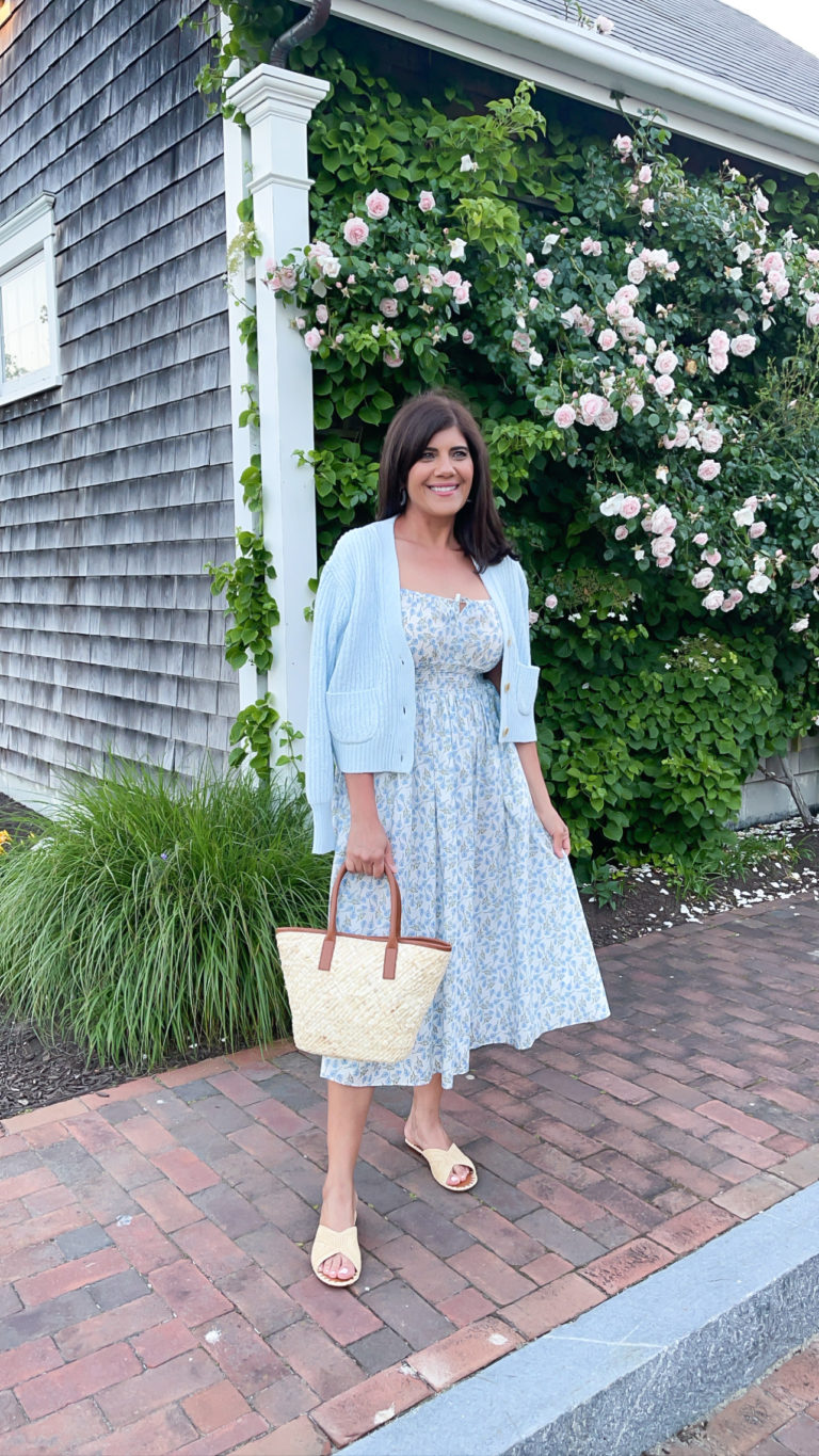 Desiree Leone of Beautifully Seaside shares the prettiest smocked dresses for summer. Shop this Liberty floral print dress on sale today for your summer vacation.