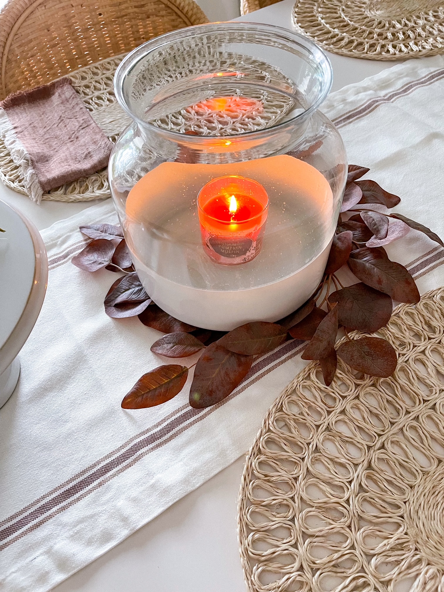 Desiree Leone of Beautifully Seaside shares a fresh and inviting fall tablescape from Target. 