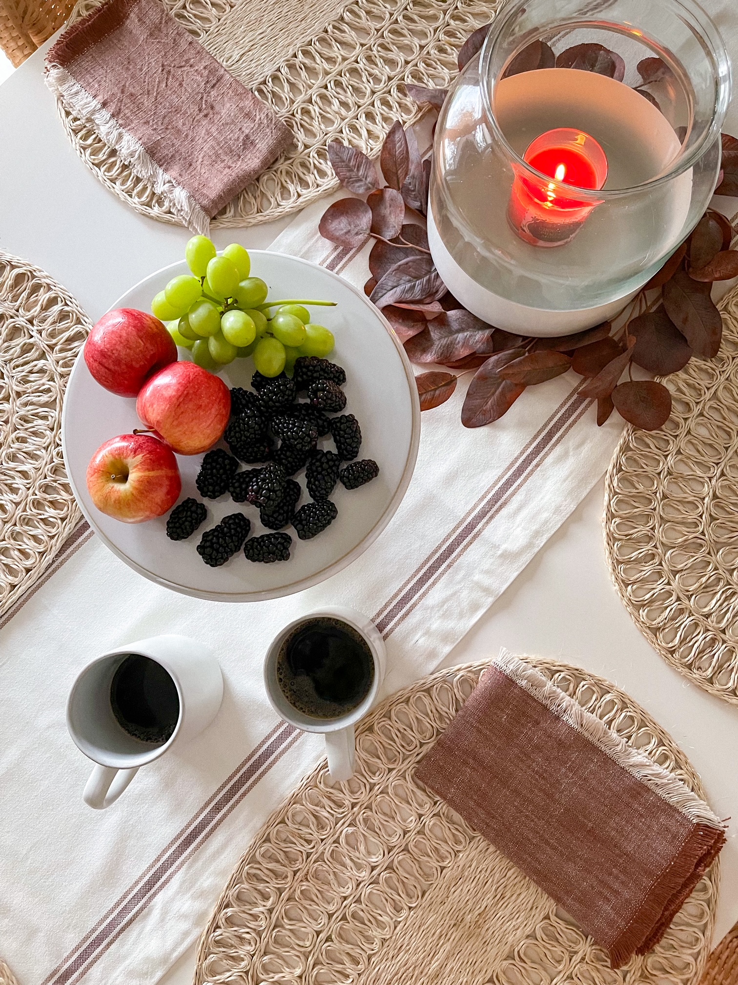 Desiree Leone of Beautifully Seaside shares a fresh and inviting fall tablescape from Target. 