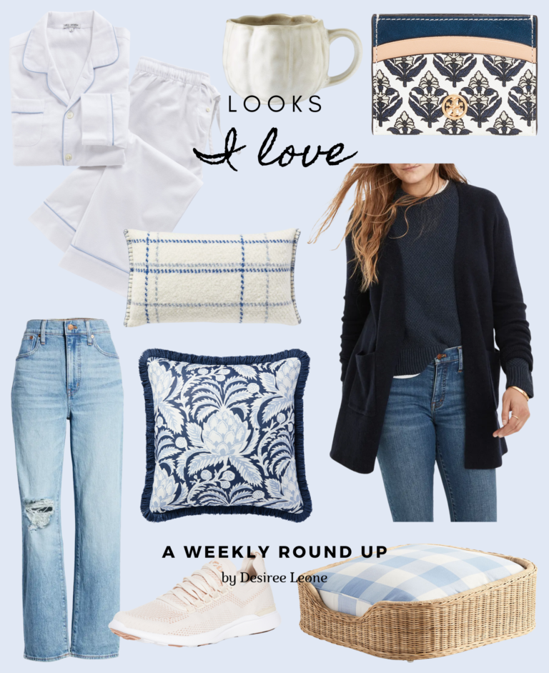 BLUE AND WHITE FALL LOOKS I LOVE