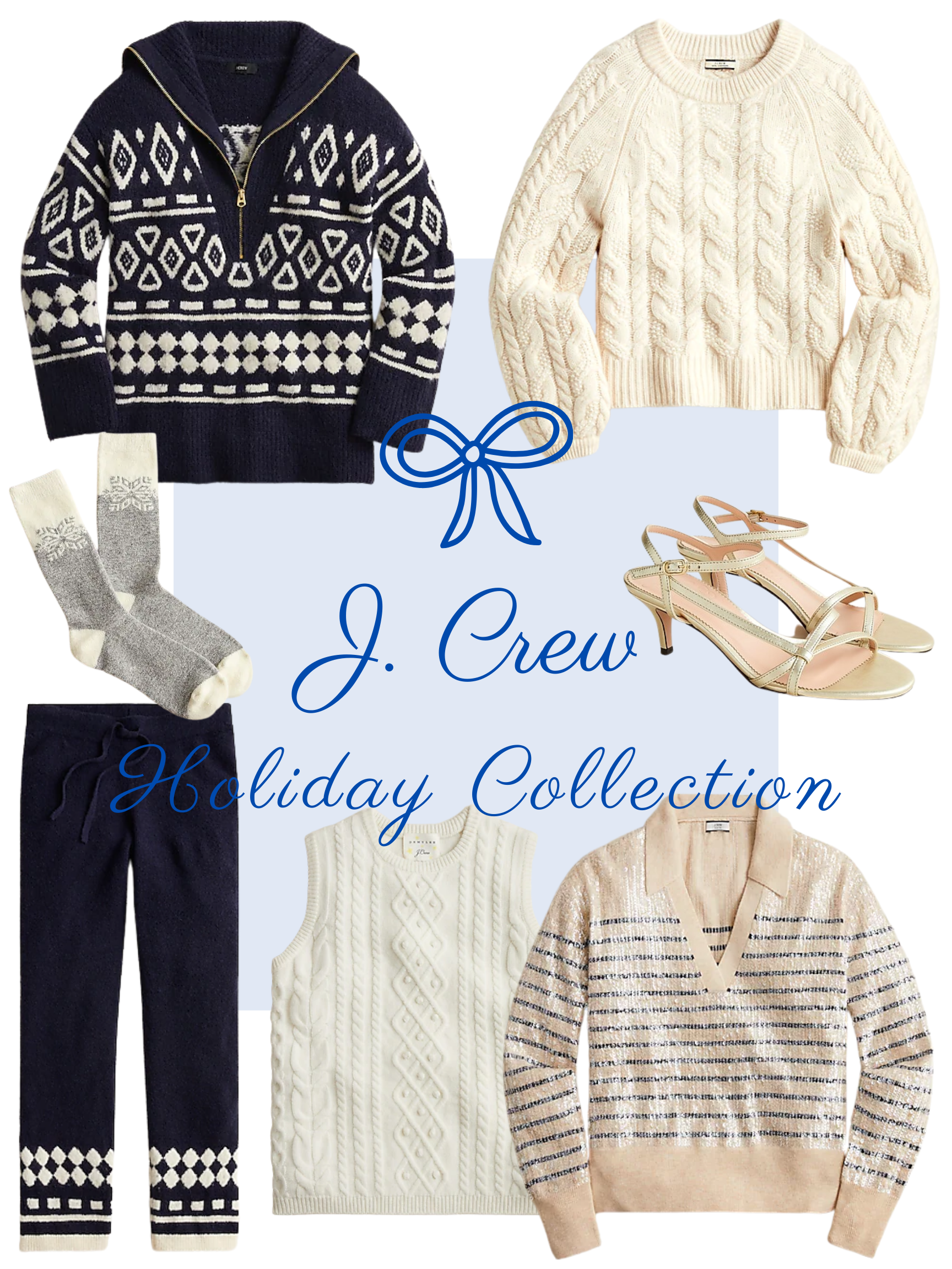 10 J.CREW HOLIDAY COLLECTION OUTFITS