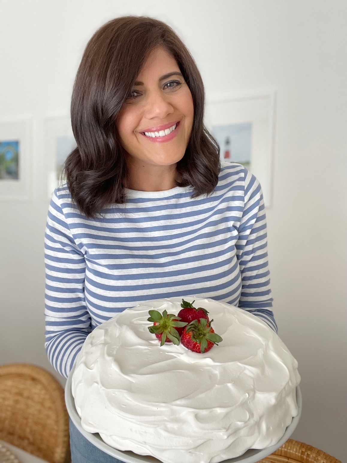 BAKING MY STRAWBERRY CAKE with WALMART+ Desiree Leone