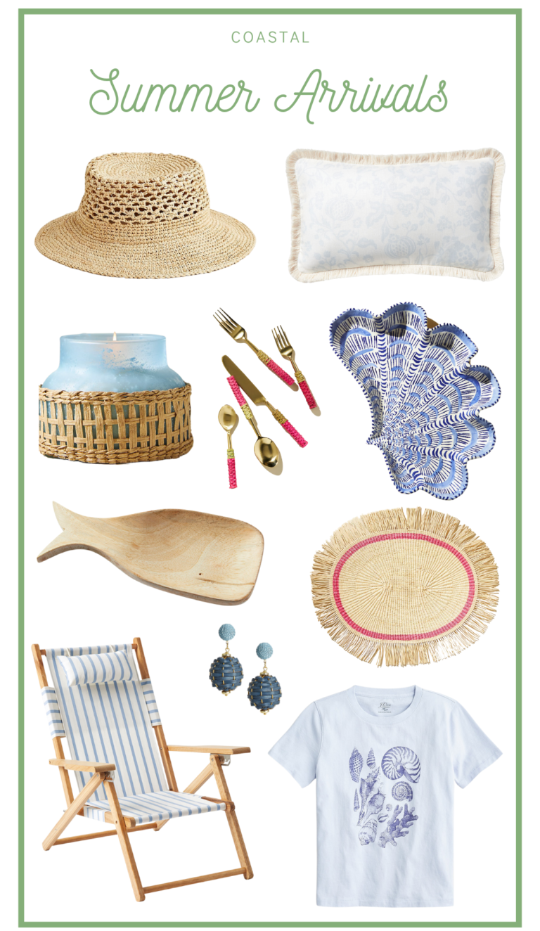 Beautifully Seaside Coastal Summer Arrivals