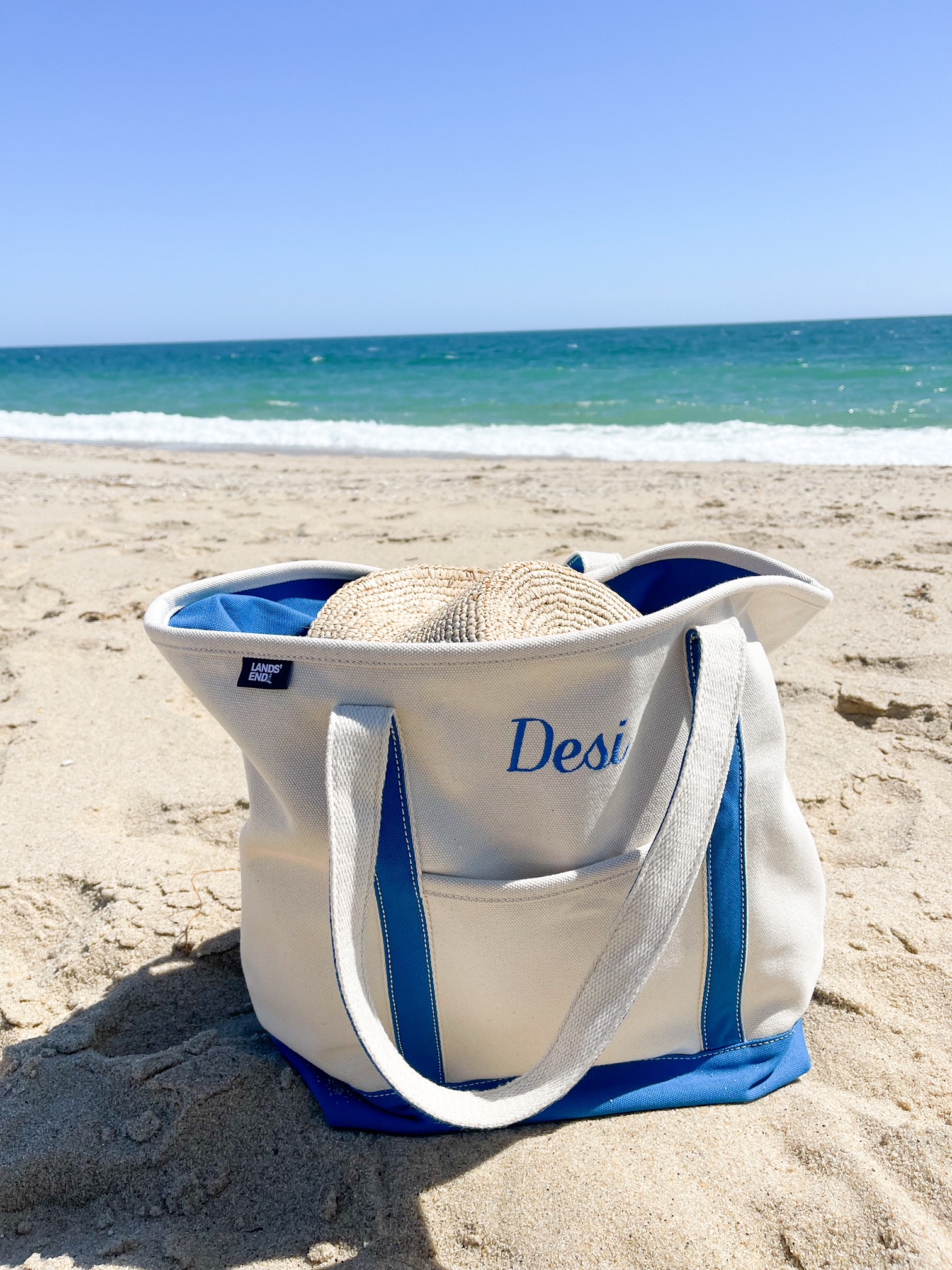 Desiree Leone of Beautifully Seaside NANTUCKET BEACH BAG