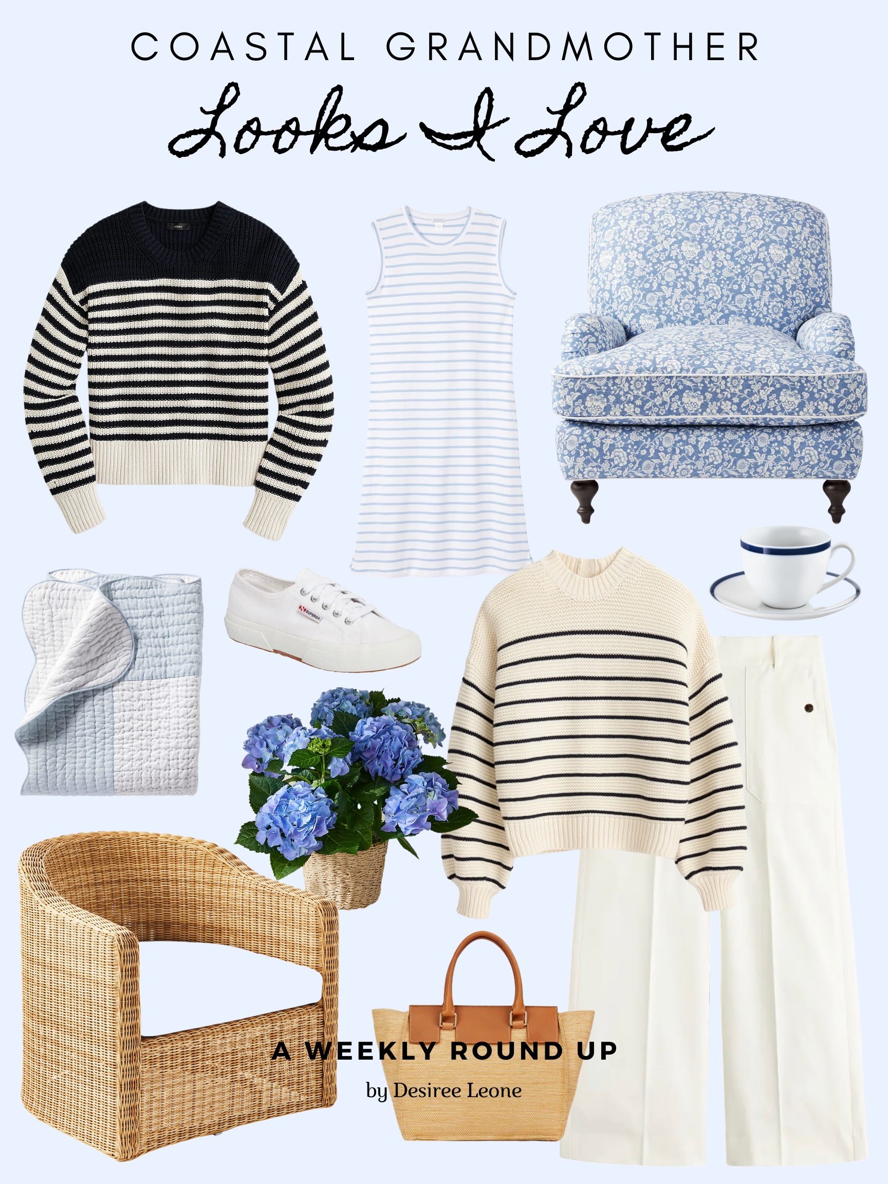 COASTAL GRANDMOTHER LOOKS I LOVE by Desiree Leone of Beautifully Seaside