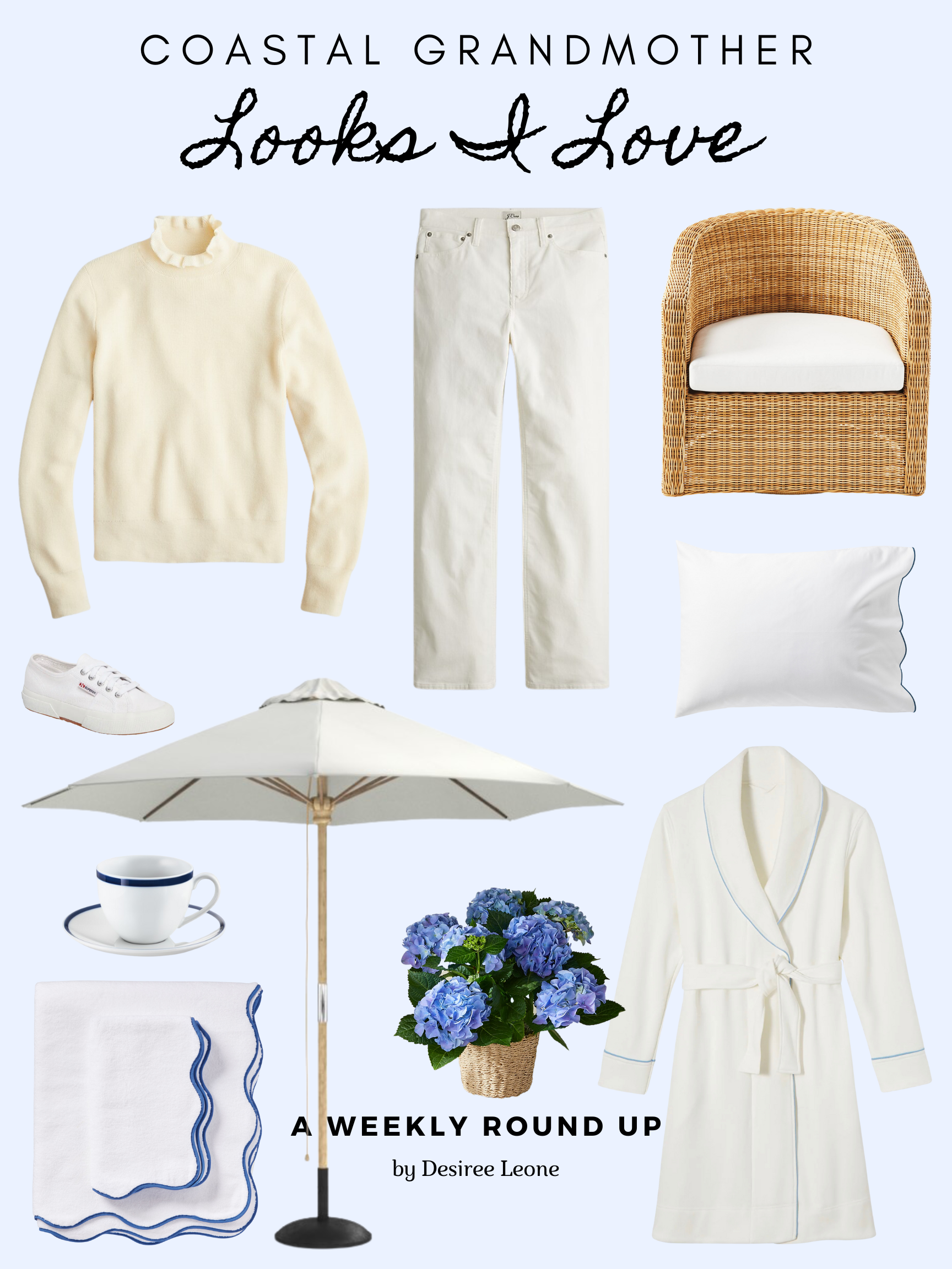 COASTAL GRANDMOTHER LOOKS I LOVE by Desiree Leone of Beautifully Seaside