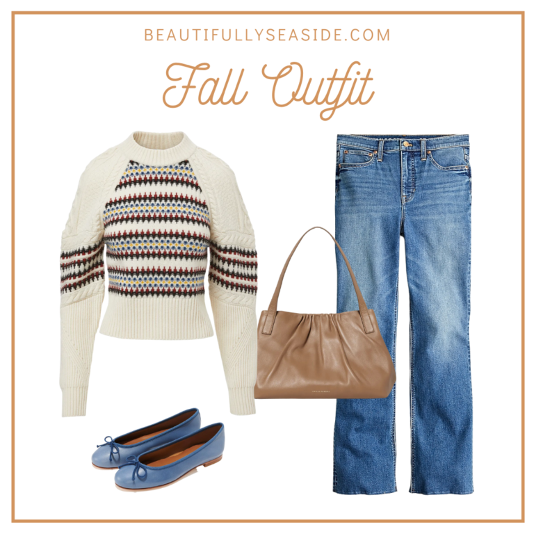 Desiree Leone of Beautifully Seaside shares 10 fall outfit ideas to wear this season.