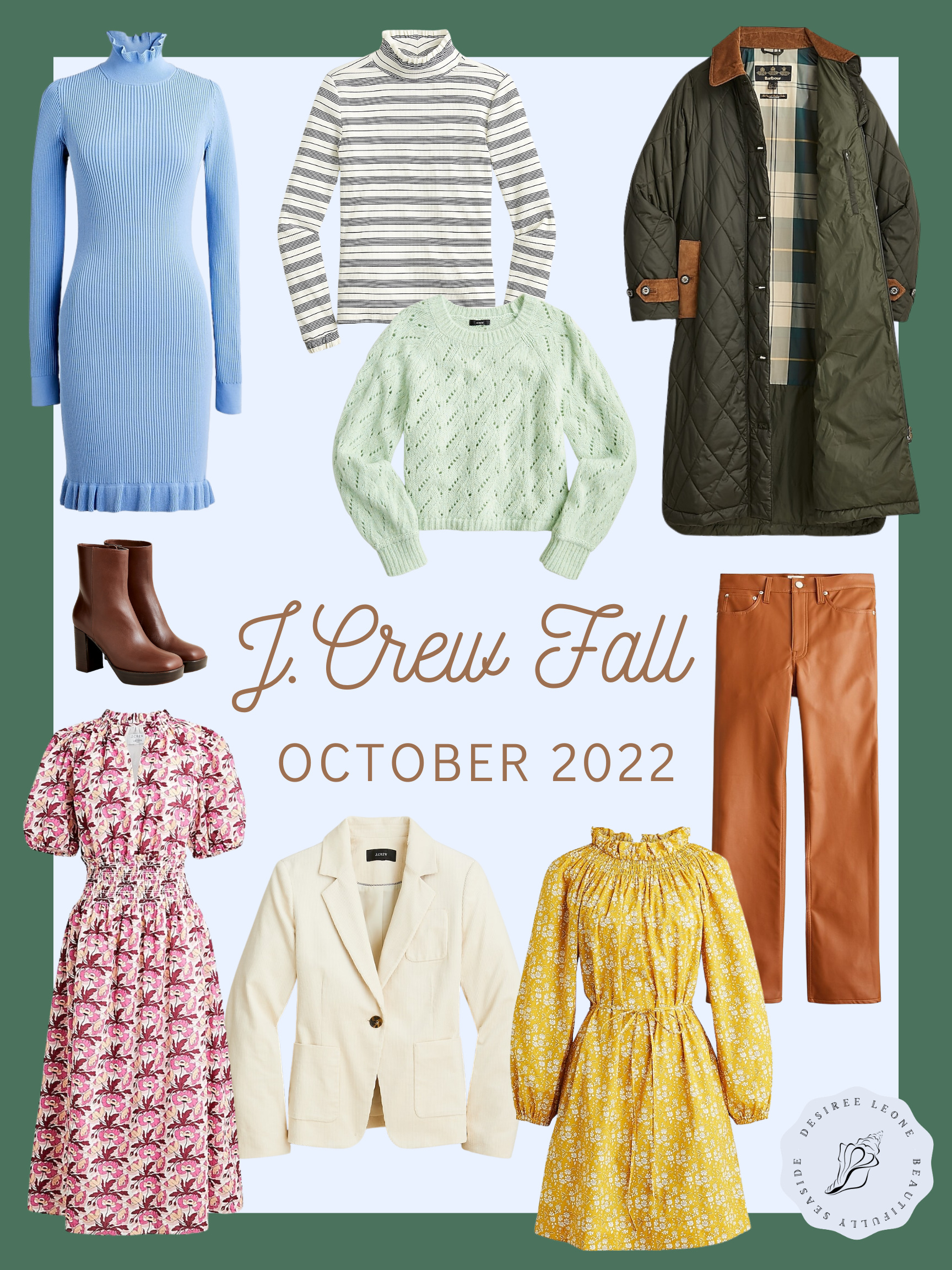 THE OCTOBER FALL COLLECTION AT J.CREW IS HERE by Desiree Leone of Beautifully Seaside