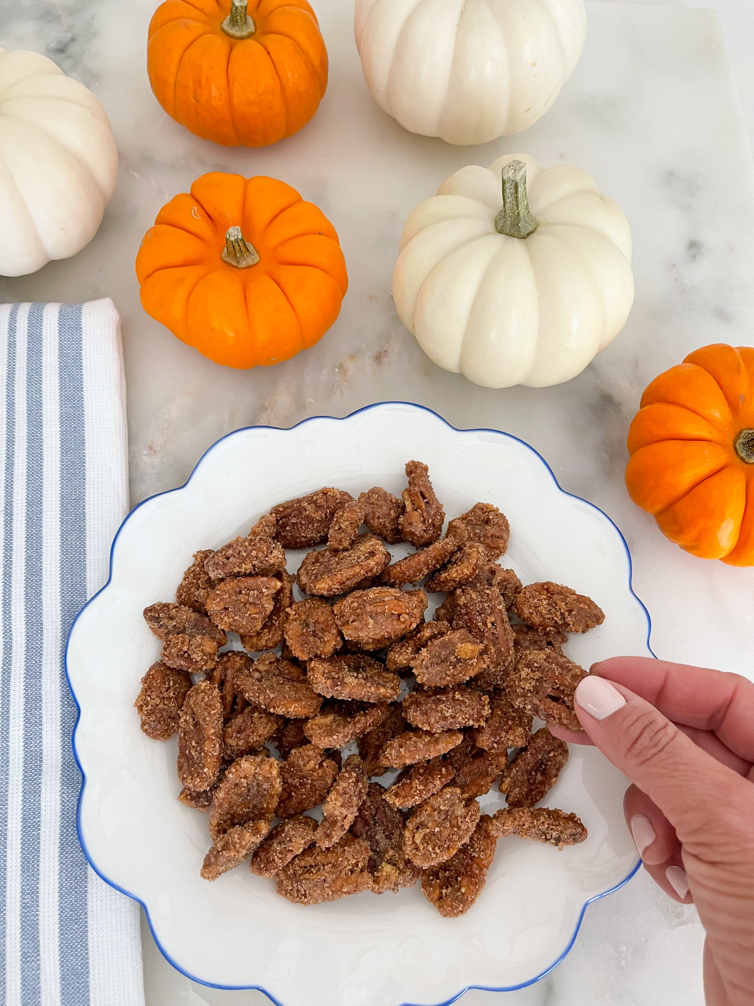 Desiree Leone of Beautifully Seaside features delicious harvest recipes with Walmart. Shop everything you need to make praline pecans.