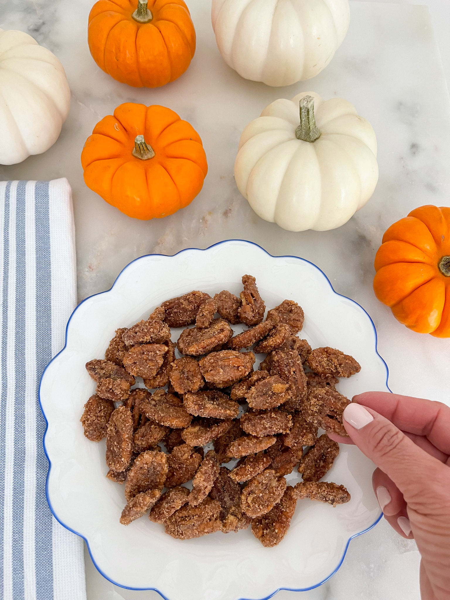 Desiree Leone of Beautifully Seaside features delicious harvest recipes with Walmart. Shop everything you need to make praline pecans. 