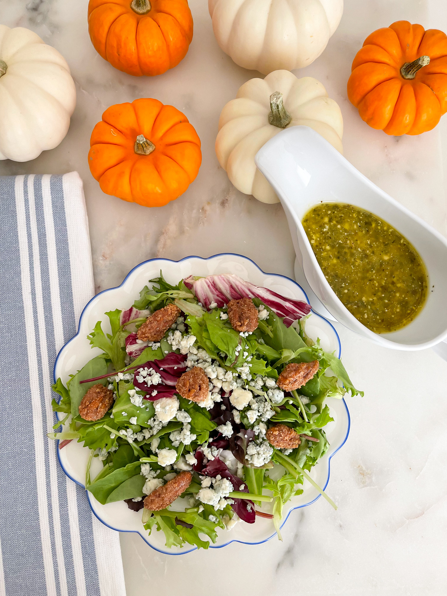 Desiree Leone of Beautifully Seaside shares delicious harvest salad with praline pecans with Walmart. 