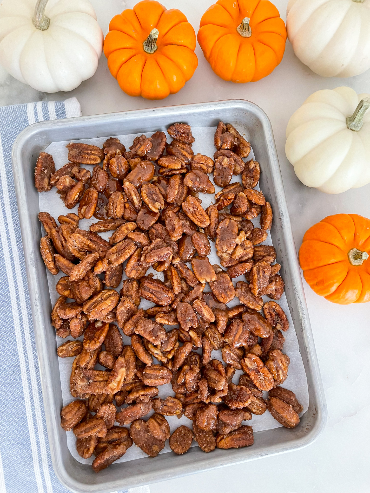 Desiree Leone of Beautifully Seaside features delicious harvest recipes with Walmart. Shop everything you need to make praline pecans. 