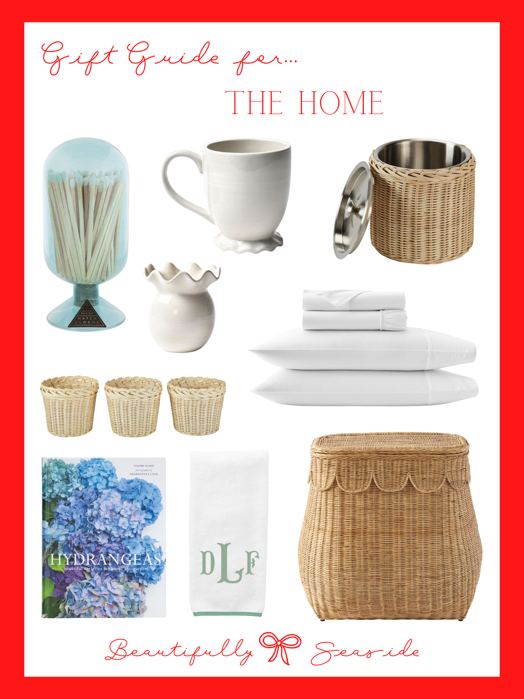 Desiree Leone of Beautifully Seaside shares a holiday gift guide for the home. Shop the latest arrivals and Cyber sales on these too!
