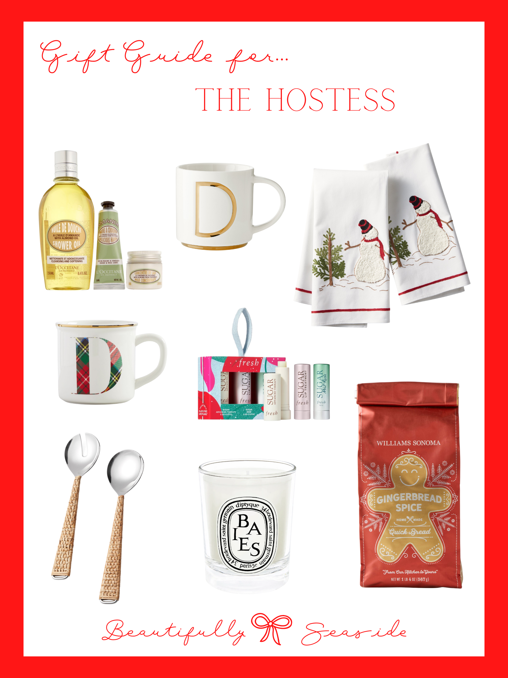 GIFT GUIDE FOR THE HOLIDAY HOSTESS by Desiree Leone of Beautifully Seaside.