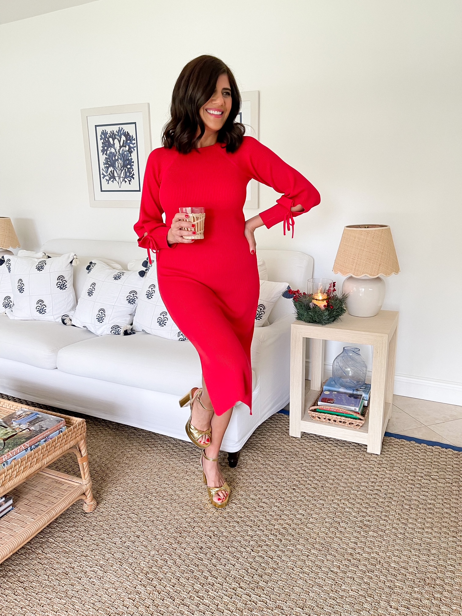 Desiree Leone of Beautifully Seaside features holiday dressing with Walmart! Shop the cutest festive looks for the holiday season.