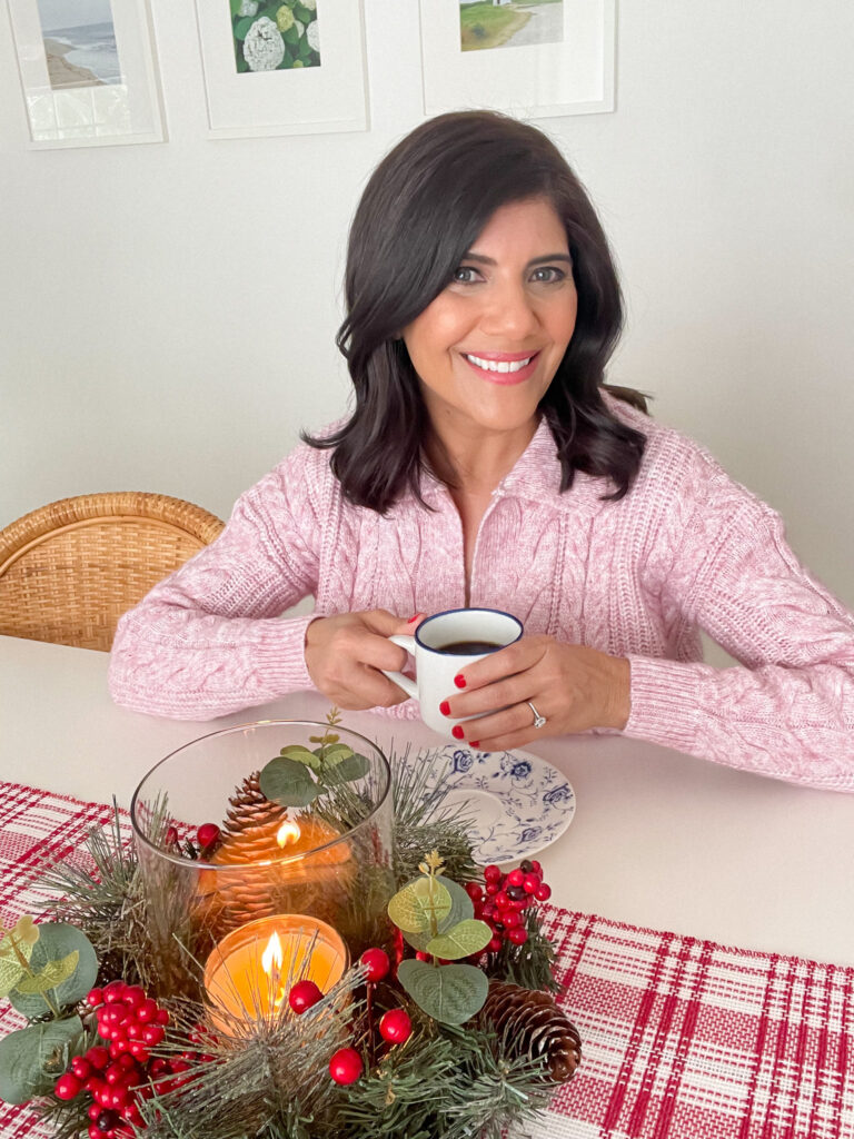 Desiree Leone of Beautifully Seaside features 3 festive holiday outfits with Walmart.