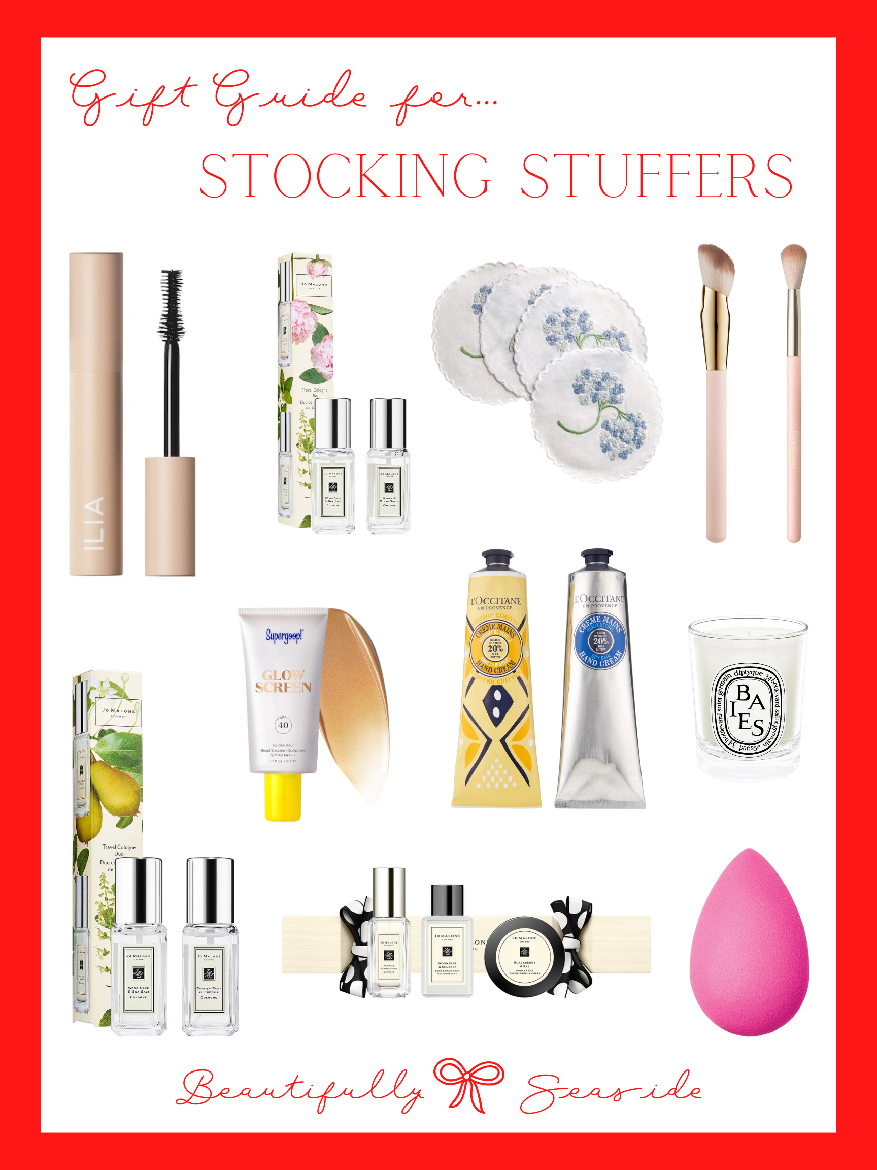 Desiree Leone of Beautifully Seaside features a stocking stuffer holiday gift guide for the girls that they will love!