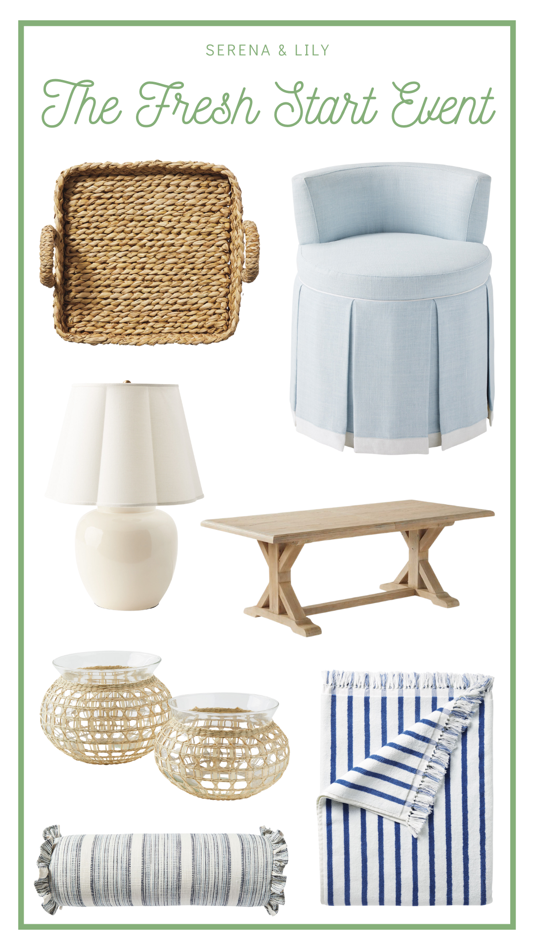 Desiree Leone of Beautifully Seaside shares all the details on how to update your home with this amazing sale at Serena & Lily!