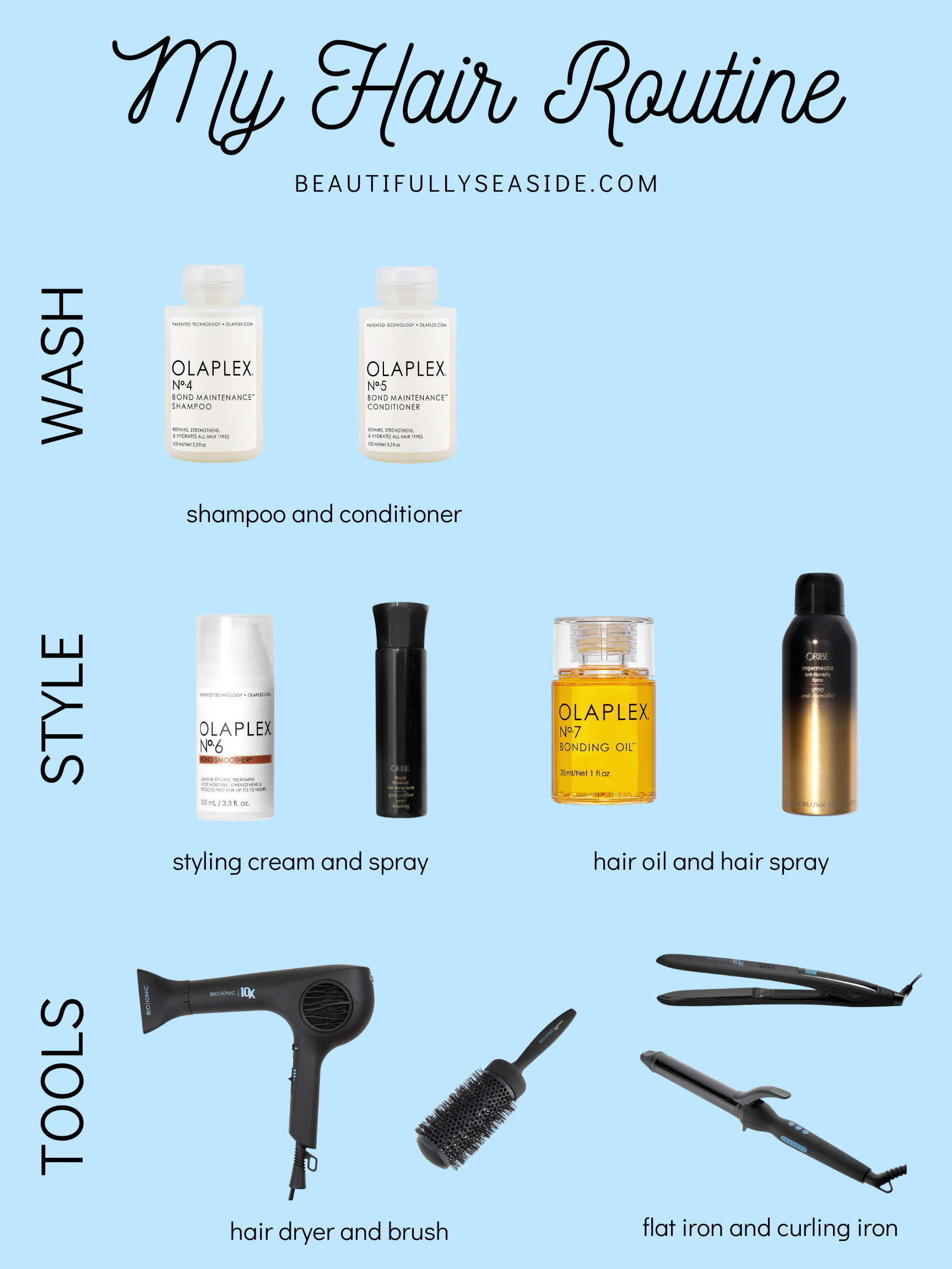 Desiree Leone of Beautifully Seaside shares, My New Year Hair Routine. Shop the best hair products for a refreshed look for the new year.