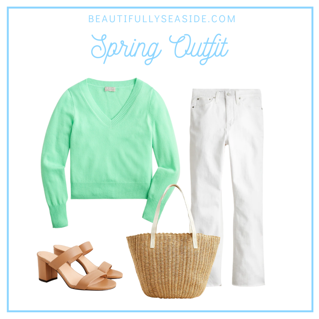 5 STYLISH WAYS TO WEAR WHITE JEANS THIS SPRING - Beautifully Seaside