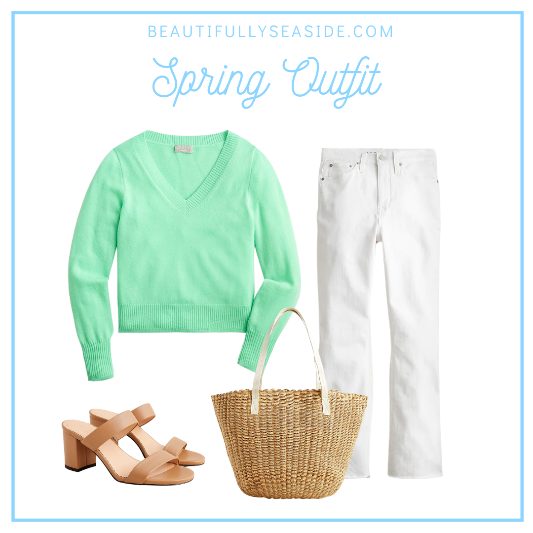 5 STYLISH WAYS TO WEAR WHITE JEANS THIS SPRING - Beautifully Seaside