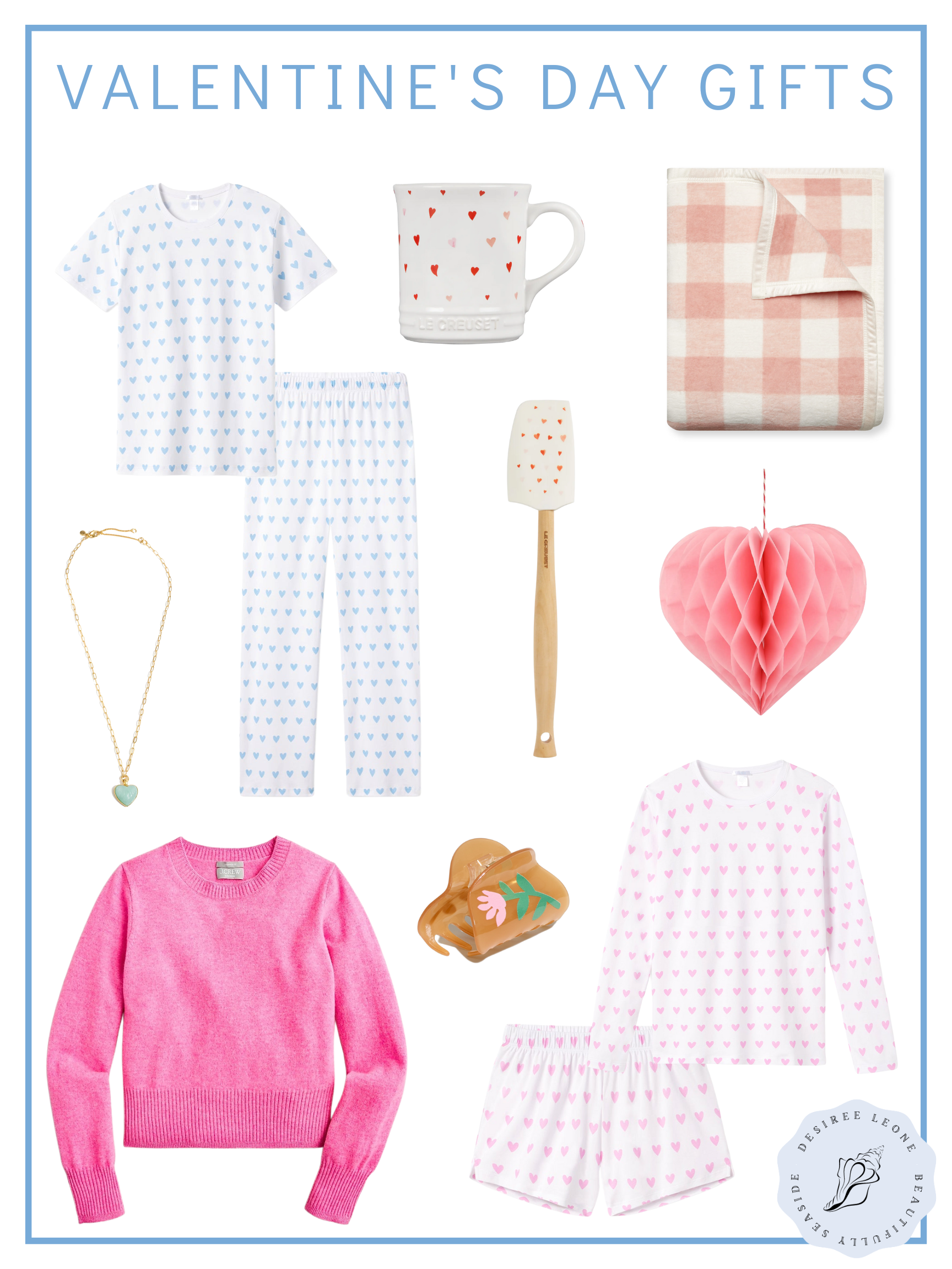Desiree Leone of Beautifully Seaside shares 30 cute Valentine's Day Gift ideas to give the girls this year.