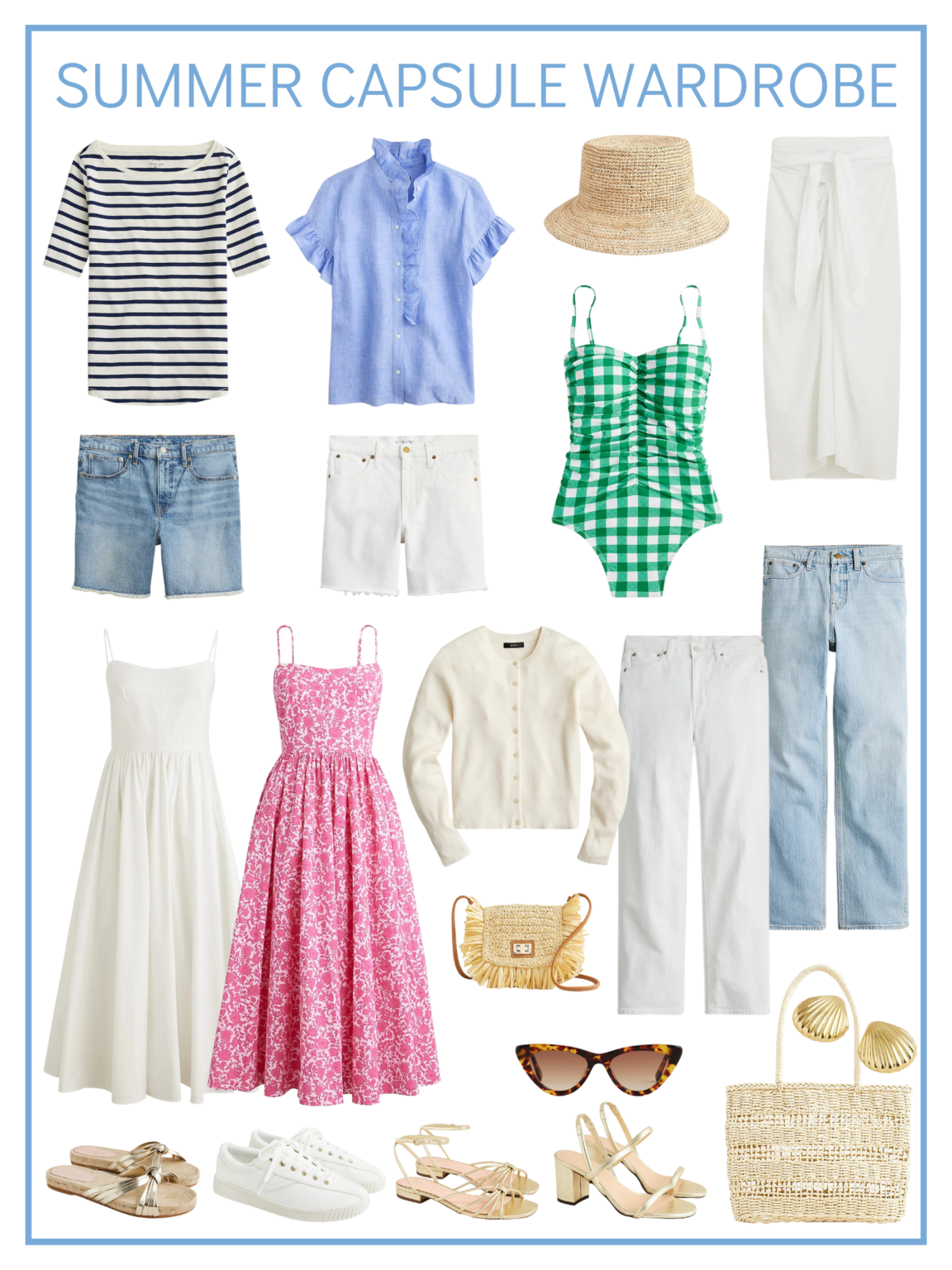 THE BENEFITS OF A SUMMER CAPSULE WARDROBE - Beautifully Seaside