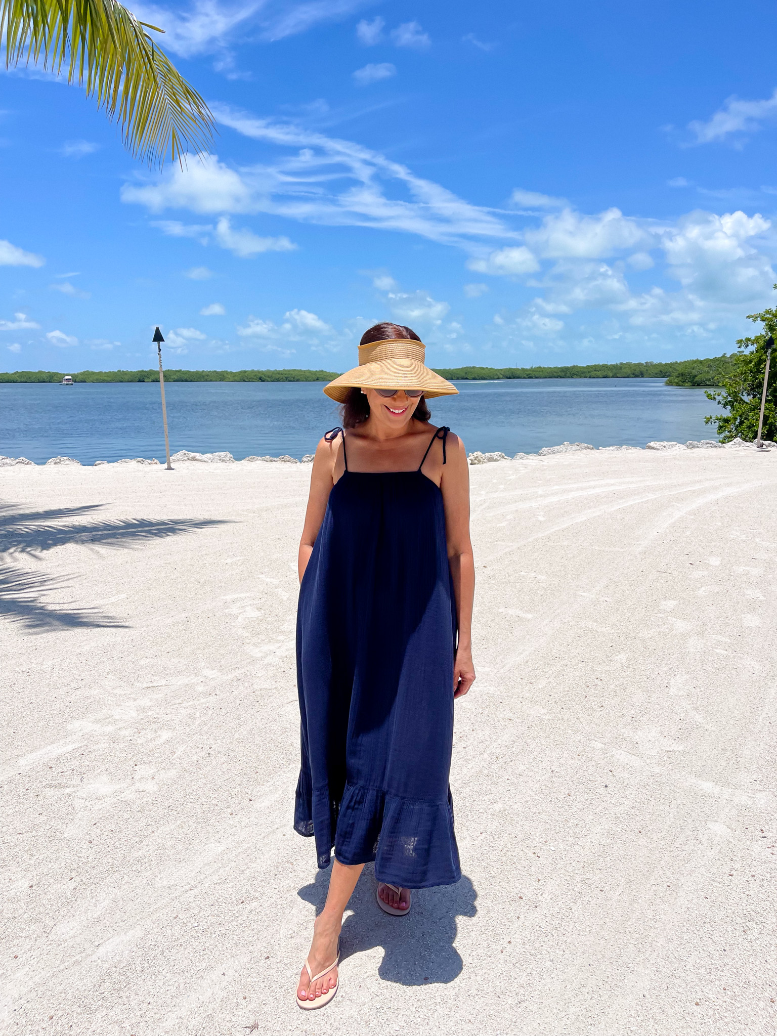 Introducing beautiful new Walmart dresses you'll love for summer that are super stylish and affordable for vacation. Worn by Desiree Leone of Beautifully Seaside