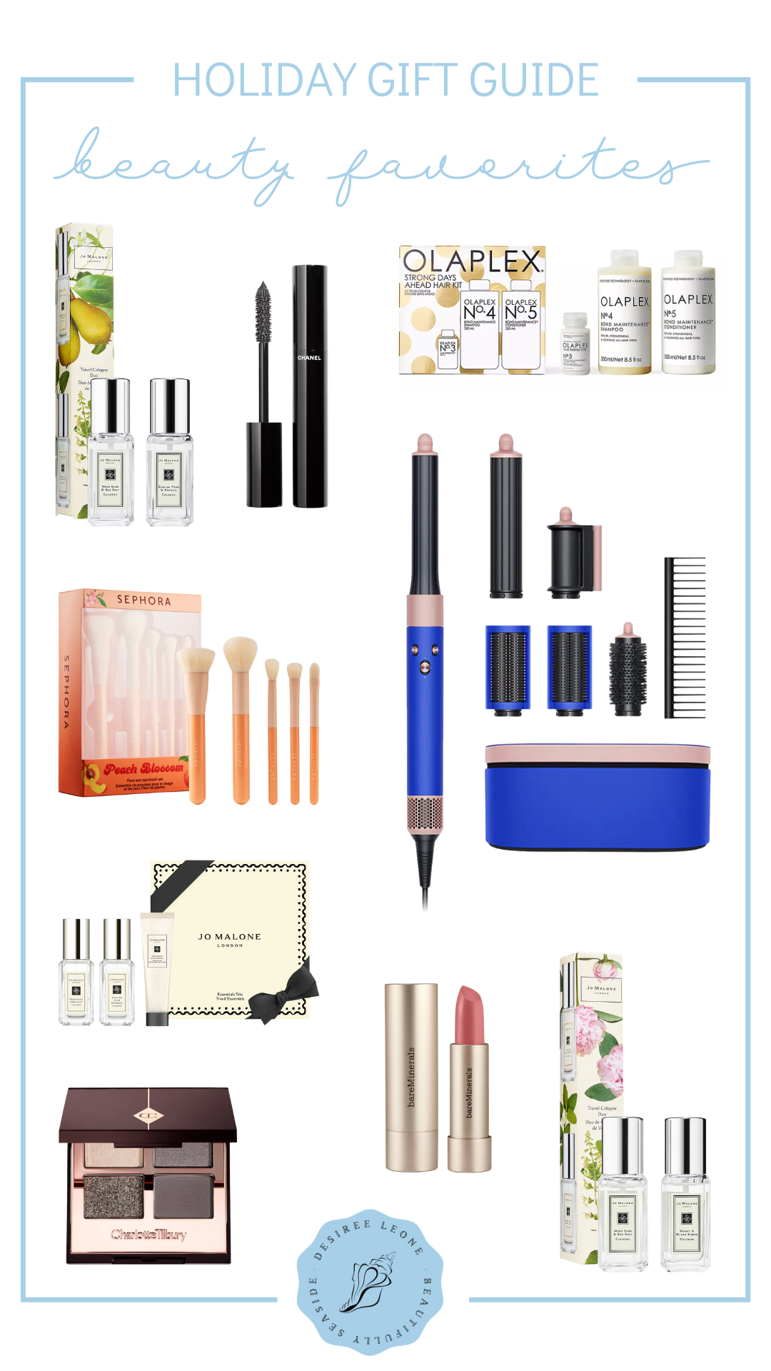 Desiree Leone of Beautifully Seaside features, Holiday Gift Guide: Beauty Favorites! Shop the best beauty ideas to give this year!