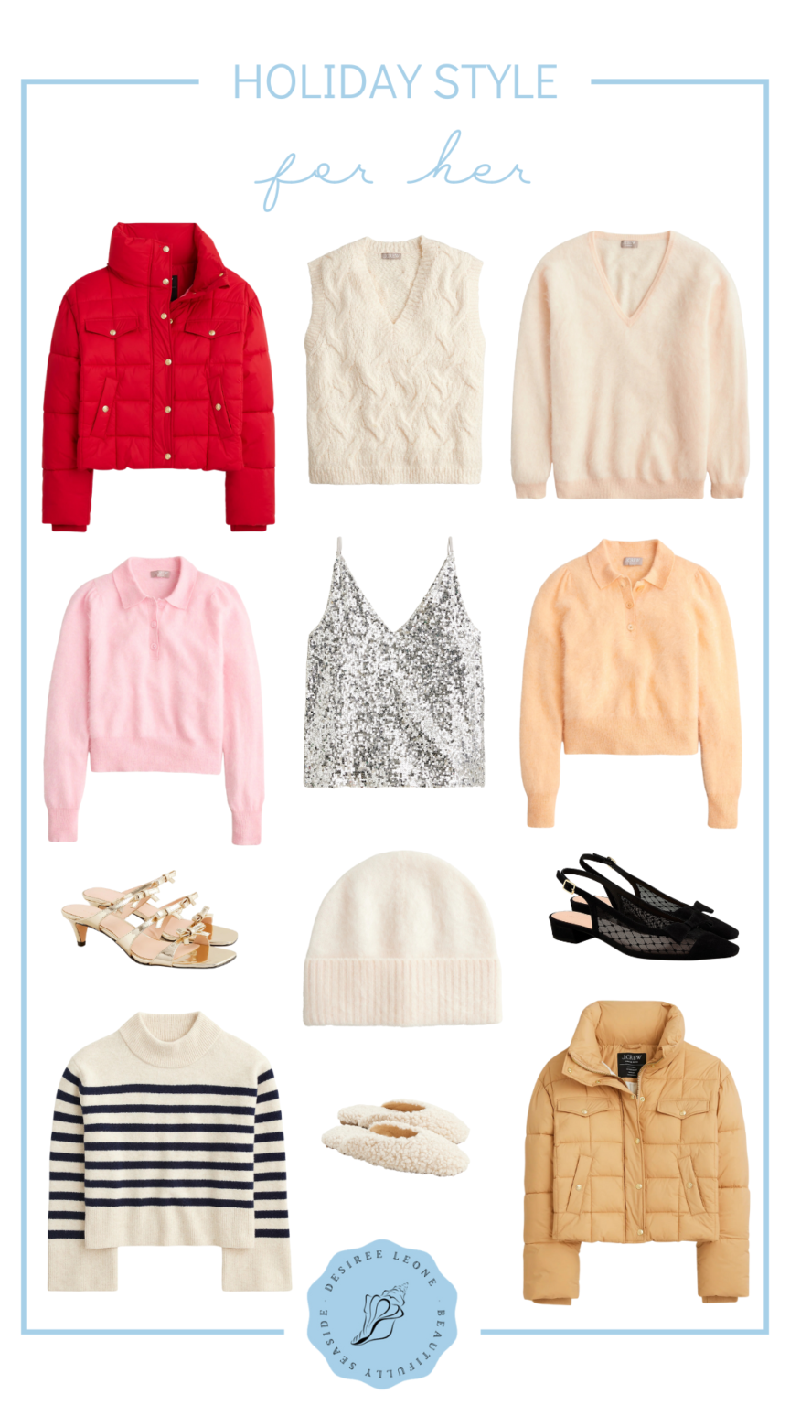 MY J.CREW HOLIDAY STYLE WISHLIST Beautifully Seaside