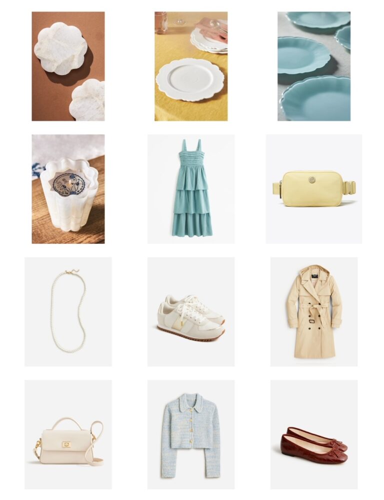 Desiree Leone of Beautifully Seaside blog shares this week's, 5 Things I'm Loving 1.31.24, featuring all new arrivals for spring.