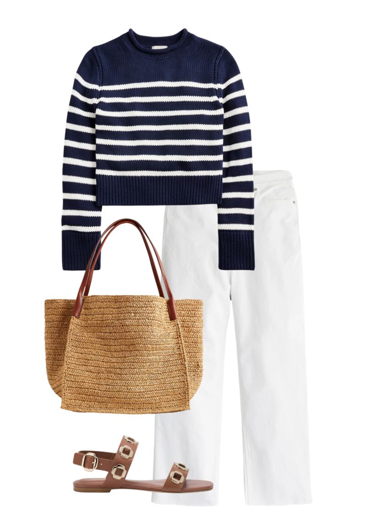 Desiree Leone of Beautifully Seaside shares 5 cute outfit ideas from J.Crew's new August collection that you will not want to miss.