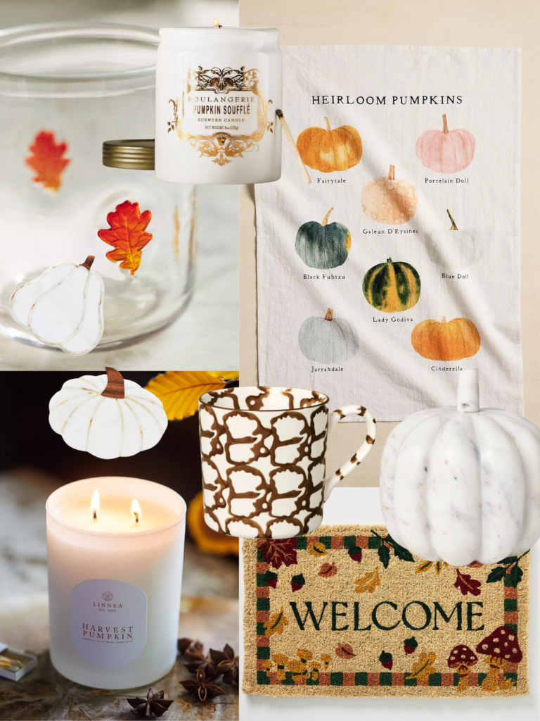 With fall just around the corner here are 8 easy ways to change your home decor from summer to fall with scented candles, pumpkins, and more.