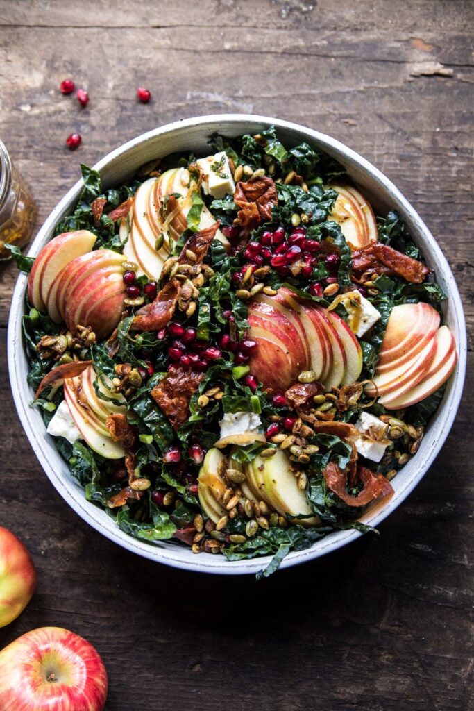 Enjoy 5 cozy & delicious salads to make this fall that are perfect to share with family, friends, and gatherings.