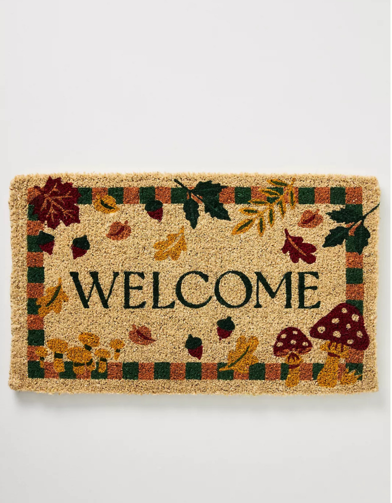 With fall just around the corner here are 8 easy ways to change your home decor from summer to fall with a fall doormat.