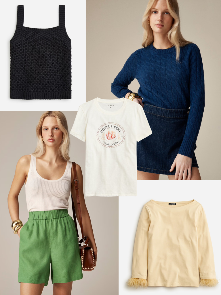 J.Crew is having the best sale and this is what I bought, including the coziest cashmere sweater, cutest t-shirt and more!