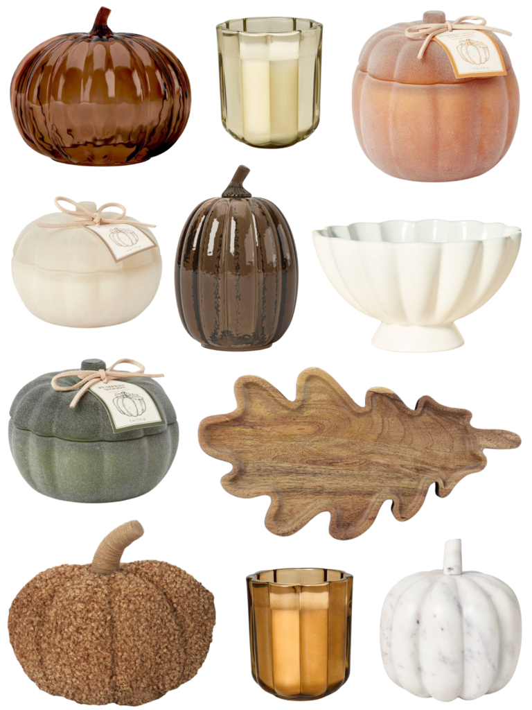 Everything I ordered from Target's new fall collection, including cute glass pumpkins, fall scented candles, pumpkins pillows, and more! 