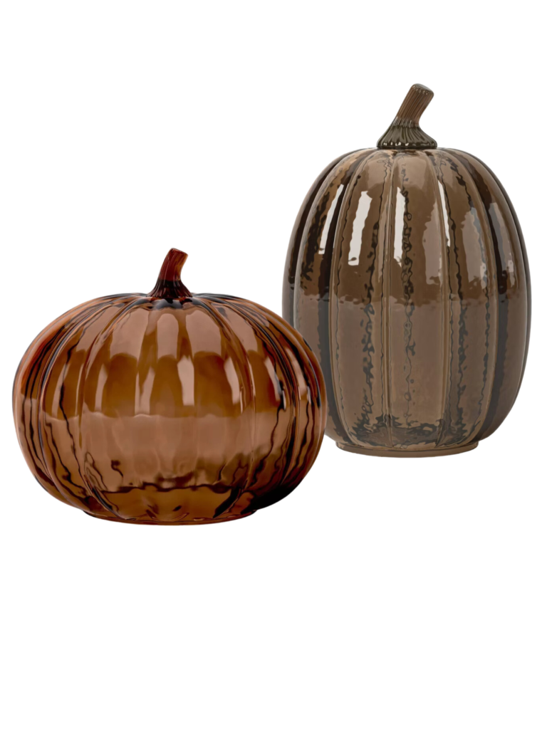 Glass pumpkins found at Target Fall 2024