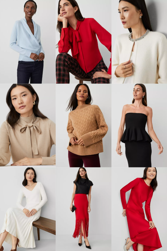 A new series featuring, The Holiday Wishlist: Everything I'm loving at Ann Taylor right Now, plus a Friends & Family Sale.