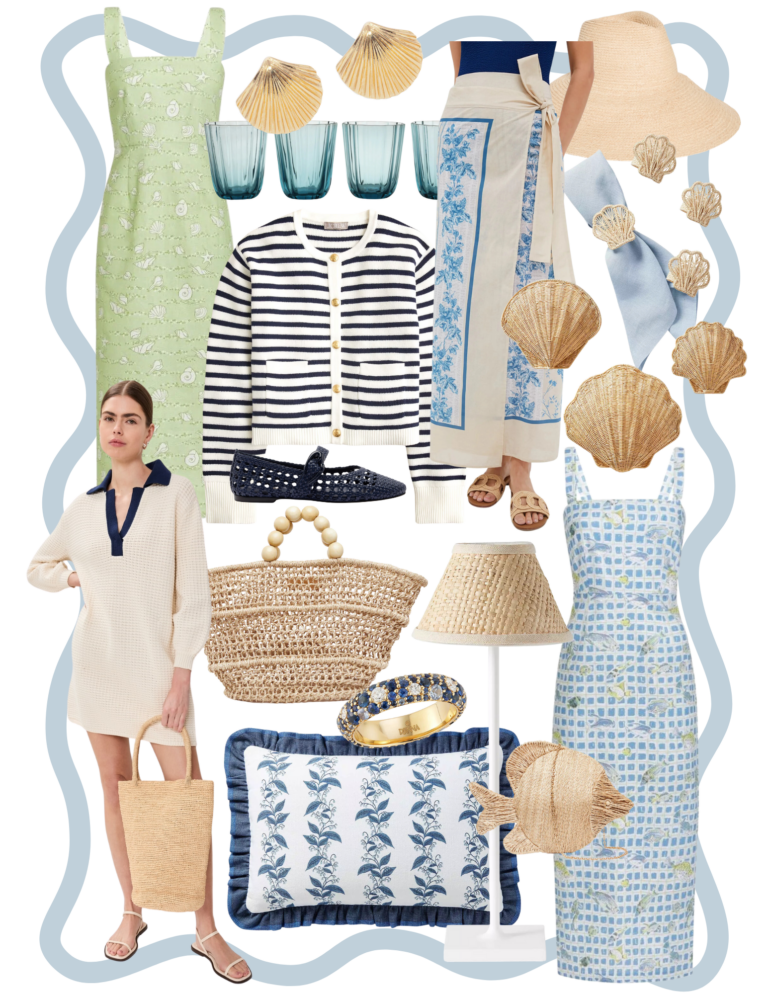 Desiree Leone of Beautifully Seaside shares this week's Looks I Love 1/8/25, featuring the prettiest style to wear and for your coastal home.