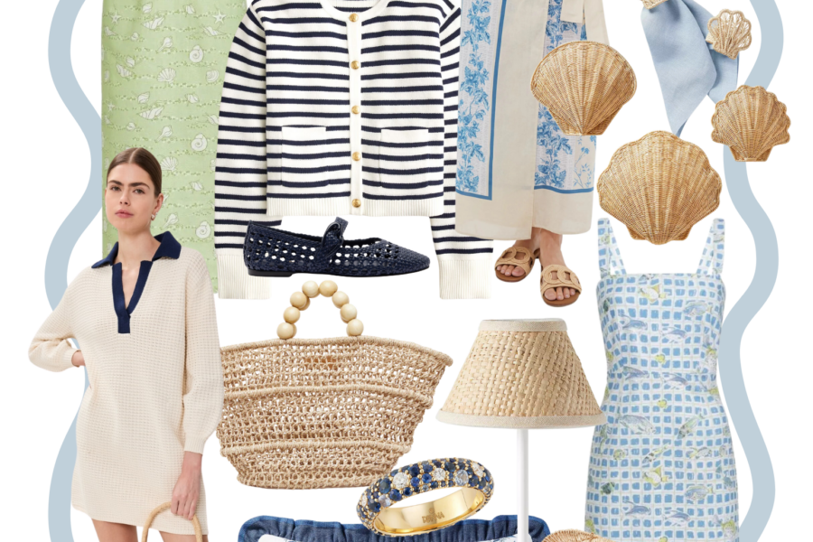 Desiree Leone of Beautifully Seaside shares this week's Looks I Love 1/8/25, featuring the prettiest style to wear and for your coastal home.