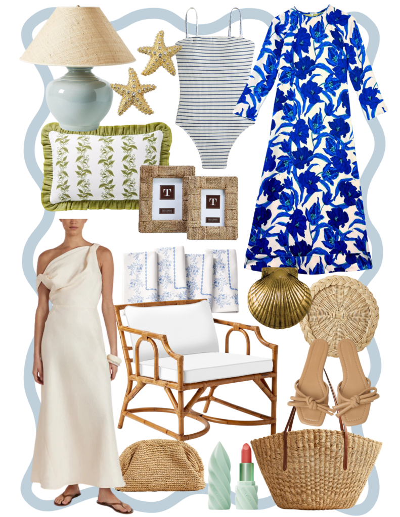 Desiree Leone of Beautifully Seaside shares a Looks I Love 1/29/25, featuring the prettiest elegant coastal looks in fashion and home.