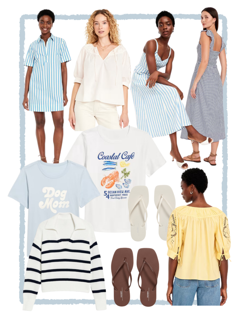 Desiree Leone of Beautifully Seaside shares 5 Things I'm Loving 2/4/25, featuring new Old Navy arrivals.