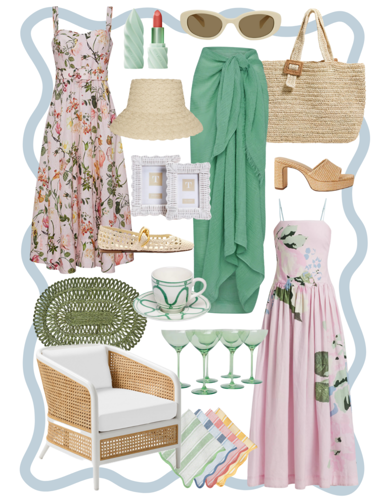 Desiree Leone of Beautifully Seaside shares this week's, Looks I Love 2/23/25, featuring spring styles for you and the home.