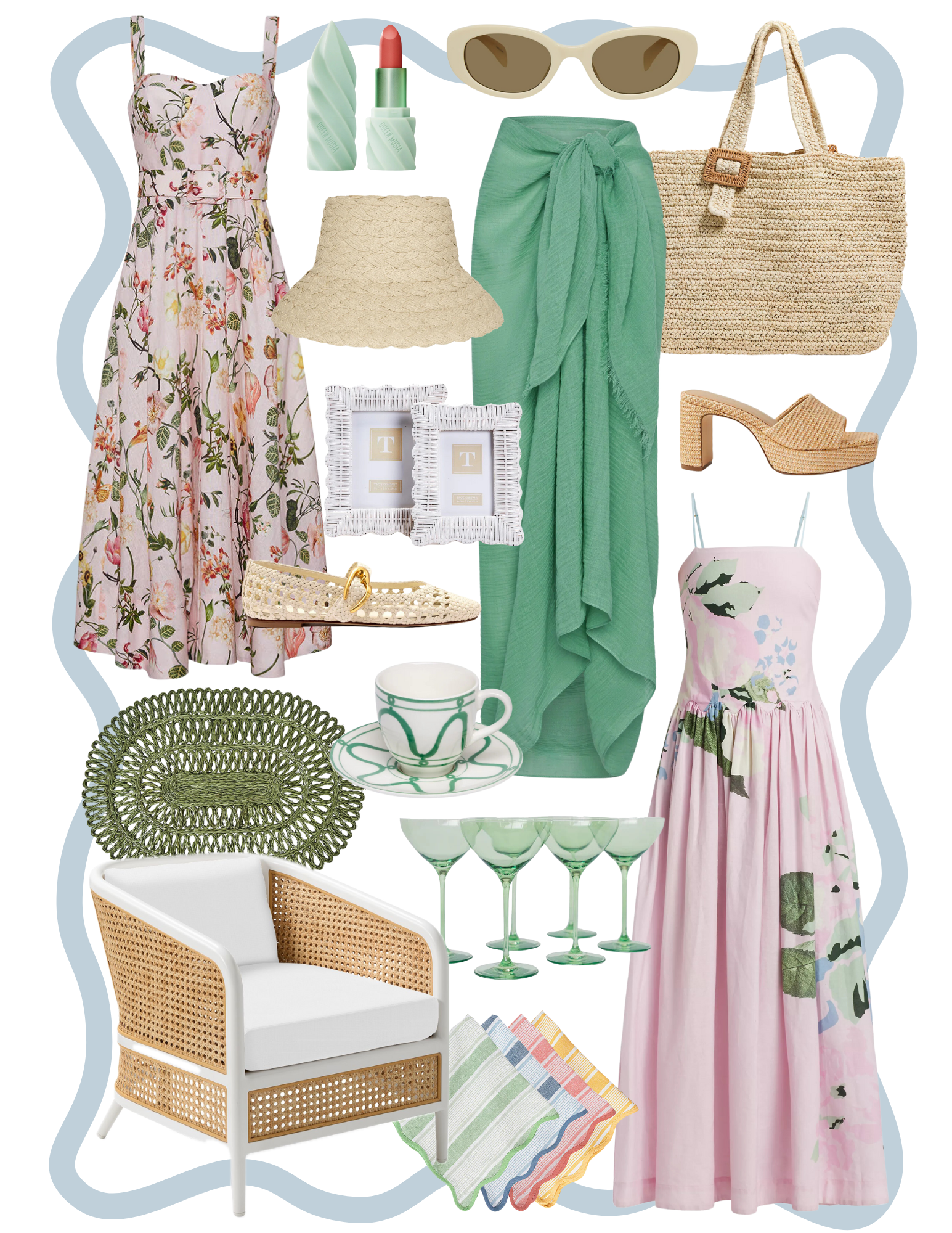 Desiree Leone of Beautifully Seaside shares this week's, Looks I Love 2/23/25, featuring spring styles for you and the home.