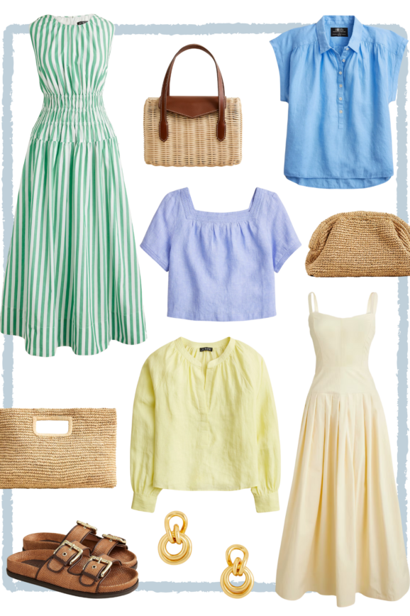 Loving these new spring arrivals at J.Crew, featuring the prettiest dresses, tops, bags, sandals, and more.