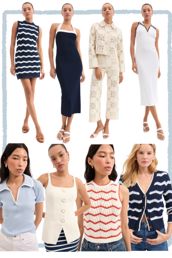 Nautical inspired outfits I would love to wear this spring by Desiree Leone of Beautifully Seaside.