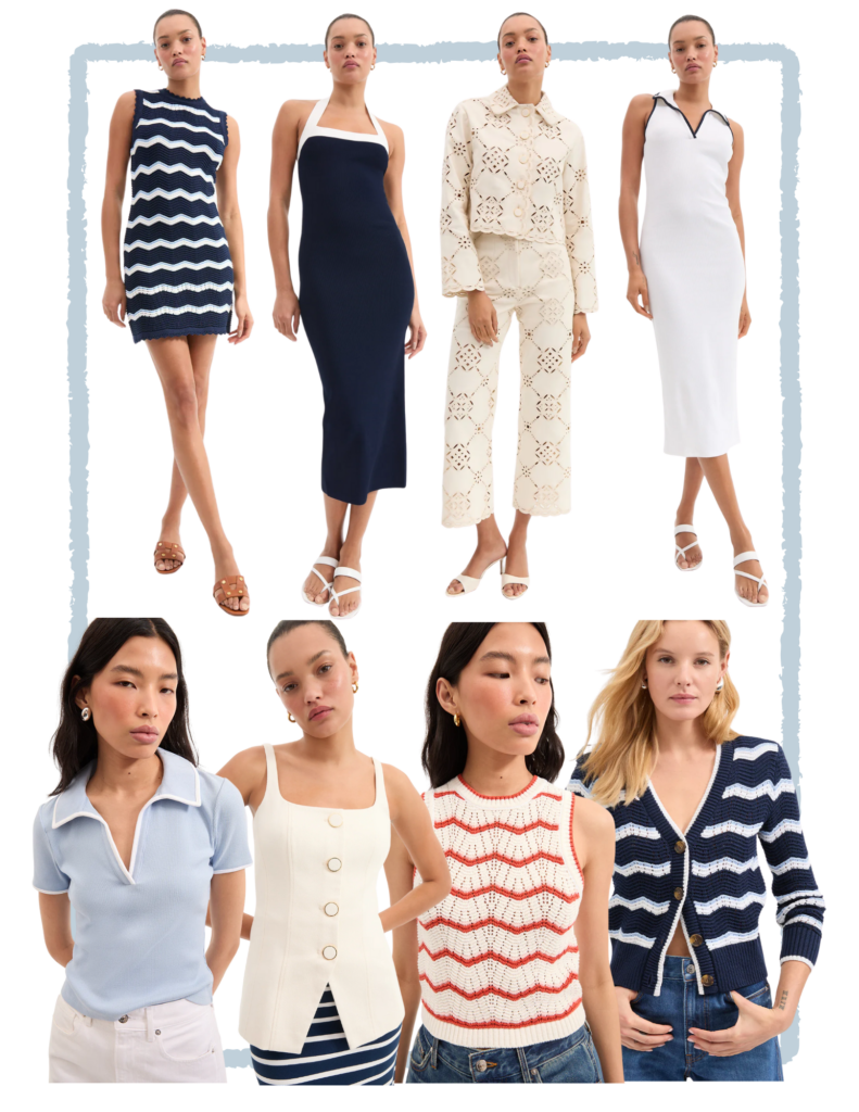 Nautical inspired outfits I would love to wear this spring by Desiree Leone of Beautifully Seaside.